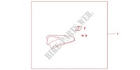 ASSENTO CONDUTOR * PRETO/BEIGE para Honda CB 1000 R 2010