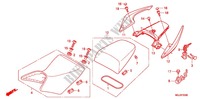 ASSENTO SIMPLES(2) para Honda CBF 1000 F ABS 2011