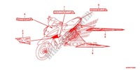 MARCA para Honda WAVE 110 front brake disk 2012
