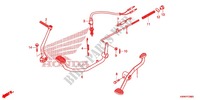 DESCANCO CENTRAL/PEDAL TRAVAOES para Honda WAVE 110 disque frein avant 2012