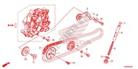 CORRENTE ARVORE CAMES/TENSOR para Honda MSX 125 2013