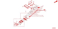 LUZ TRASEIRA(2) para Honda MSX 125 2013