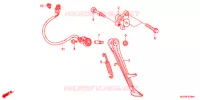 DESCANCO CENTRAL/PEDAL TRAVAOES para Honda CBR 1000 RR BLACK 2014