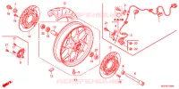 RODA FRENTE para Honda CBR 1000 RR BLACK 2014