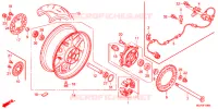 RODA TRASEIRA para Honda CBR 1000 RR BLACK 2014