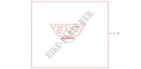 EPSO STICKER FIREBLADE WS para Honda CBR 1000 RR ABS 2009