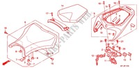 ASSENTO SIMPLES(2) para Honda CBR 1000 RR ABS REPSOL 2009