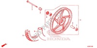 RODA DA FRENTE (AFS1101SH) para Honda WAVE 110 2011