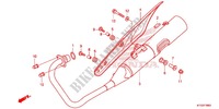 SILENCIADOR ESCAPE(2) para Honda CBF 125 2012