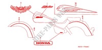 MARCA para Honda SHADOW VT 750 Kumamoto factory 2004