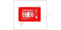 MINI CLOCK: 3,5 X 2,3 X 1 CM para Honda SHADOW VT 750 Hamamatsu factory 2004