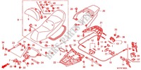 ASSENTO SIMPLES(2) para Honda SILVER WING 400 ABS 2009