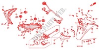 LUZ TRASEIRA/GUARDA LAMAS TRASEIRO (FJS400D9/FJS400A) para Honda SILVER WING 400 ABS 2011