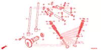 ARVORE CAMES/VALVULA para Honda FOURTRAX 500 FOREMAN RUBICON DCT 2016