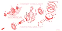 CAMBOTA/PISTAO para Honda FOURTRAX 500 FOREMAN RUBICON DCT 2016