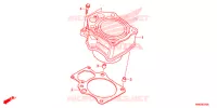 CILINDRO para Honda FOURTRAX 500 FOREMAN RUBICON DCT 2016