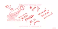 FERRAMENTAS/CAIXA DE BATERIA para Honda FOURTRAX 500 FOREMAN RUBICON DCT 2016