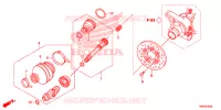 FORQUILHA TRASEIRA/VEIO PROPULSOR(2) para Honda FOURTRAX 500 FOREMAN RUBICON DCT 2016