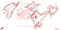 TAMPA LATERAL/TAMPA DO TANQUE para Honda FOURTRAX 500 FOREMAN RUBICON DCT 2016