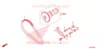 CORRENTE ARVORE CAMES/TENSOR para Honda FOURTRAX 500 FOREMAN RUBICON DCT 2016