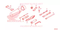 FERRAMENTAS/CAIXA DE BATERIA para Honda FOURTRAX 500 FOREMAN RUBICON DCT 2016