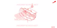 LUZ TRASEIRA(2) para Honda FOURTRAX 500 FOREMAN RUBICON DCT 2016