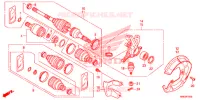 MANGA EIXO FRENTE/VEIO TRANSMISSAO FRENTE para Honda FOURTRAX 500 FOREMAN RUBICON DCT 2016