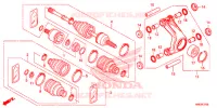 MANGA EIXO TRASEIRA/VEIO TRANSMISSAO TRASEIRO para Honda FOURTRAX 500 FOREMAN RUBICON DCT 2016