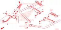 PEDAL/POUSA PES para Honda FOURTRAX 500 FOREMAN RUBICON DCT 2016