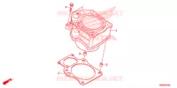CILINDRO para Honda FOURTRAX 500 FOREMAN RUBICON DCT EPS 2016