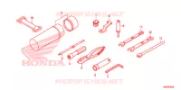 FERRAMENTAS/CAIXA DE BATERIA para Honda FOURTRAX 500 FOREMAN RUBICON DCT EPS 2016