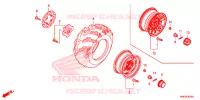RODA FRENTE para Honda FOURTRAX 500 FOREMAN RUBICON DCT EPS 2016