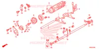 TAMBOR MUDANCAS/FORQUILHA para Honda FOURTRAX 500 FOREMAN RUBICON DCT EPS 2016