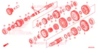 TRANSMISSAO para Honda FOURTRAX 500 FOREMAN RUBICON DCT EPS 2016