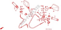 MANETE/INTERRUPTOR/CABO (CHA125S,W,1) para Honda SPACY 125 1998