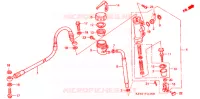 BOMBA PRINCIPAL TRASEIRA CILINDRO para Honda SL 230 With speed warning light 1998