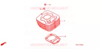 CILINDRO para Honda SL 230 With speed warning light 1998