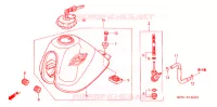 DEPOSITO COMBUSTIVEL para Honda SL 230 With speed warning light 1998