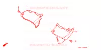 FILTRO AR/TAMPA LATERAL para Honda SL 230 With speed warning light 1998