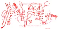 MANETE/INTERRUPTOR/ CABO para Honda SL 230 With speed warning light 1998