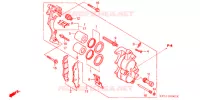 PINCA TRAVAO FRENTE para Honda SL 230 With speed warning light 1998