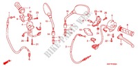 MANETE/INTERRUPTOR/CABO(1) para Honda CBF 125 2012