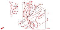 CARENAGEM FRONTAL (FES1257/A7) (FES1507/A7) para Honda S WING 125 FES 2007