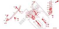 BOMBA PRINCIPAL TRASEIRA CILINDRO para Honda MSX GROM 125 SF 2016
