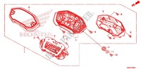 INSTRUMENTOS COMBINADOS para Honda MSX GROM 125 SF 2016