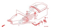 ASSENTO SIMPLES(2) para Honda CBR 600 RR 2007