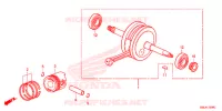 CAMBOTA/PISTAO para Honda CRF 50 2007