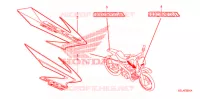 EMBLEMA/FAIXA ('06/'07) para Honda CRF 50 2007