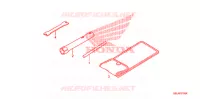 FERRAMENTAS/CAIXA DE BATERIA para Honda CRF 50 2007