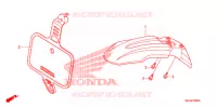 GUARDA LAMAS FRENTE para Honda CRF 50 2007
